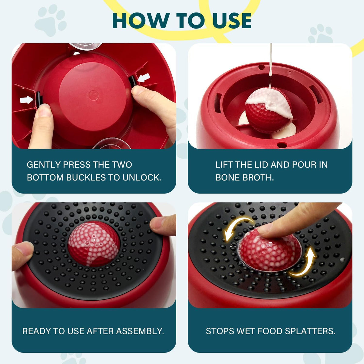 Interactive Slow Feeder Dog Bowl
